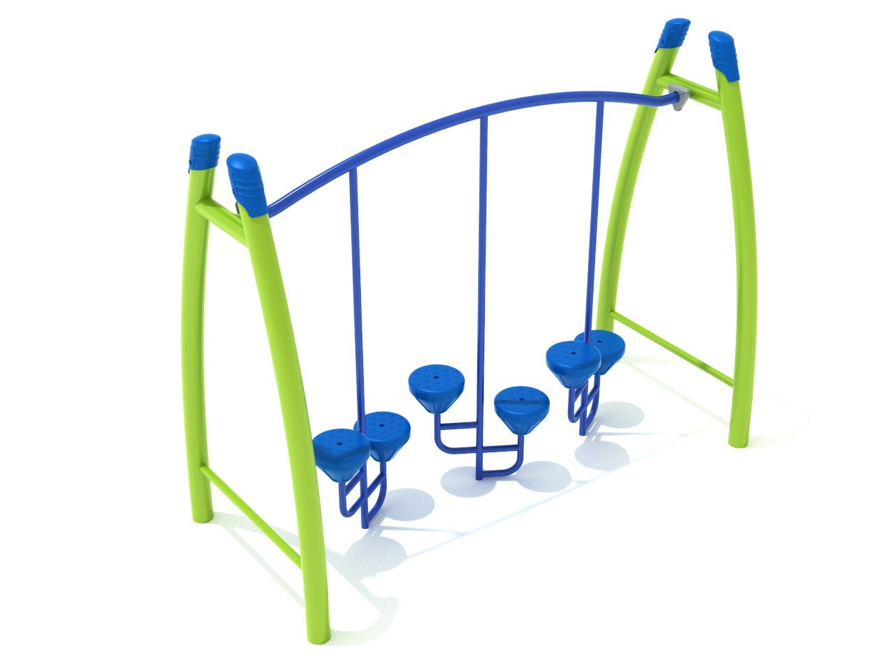 Playground Equipment Curved Post Pebble Bridge (PGS031) - SchoolOutlet