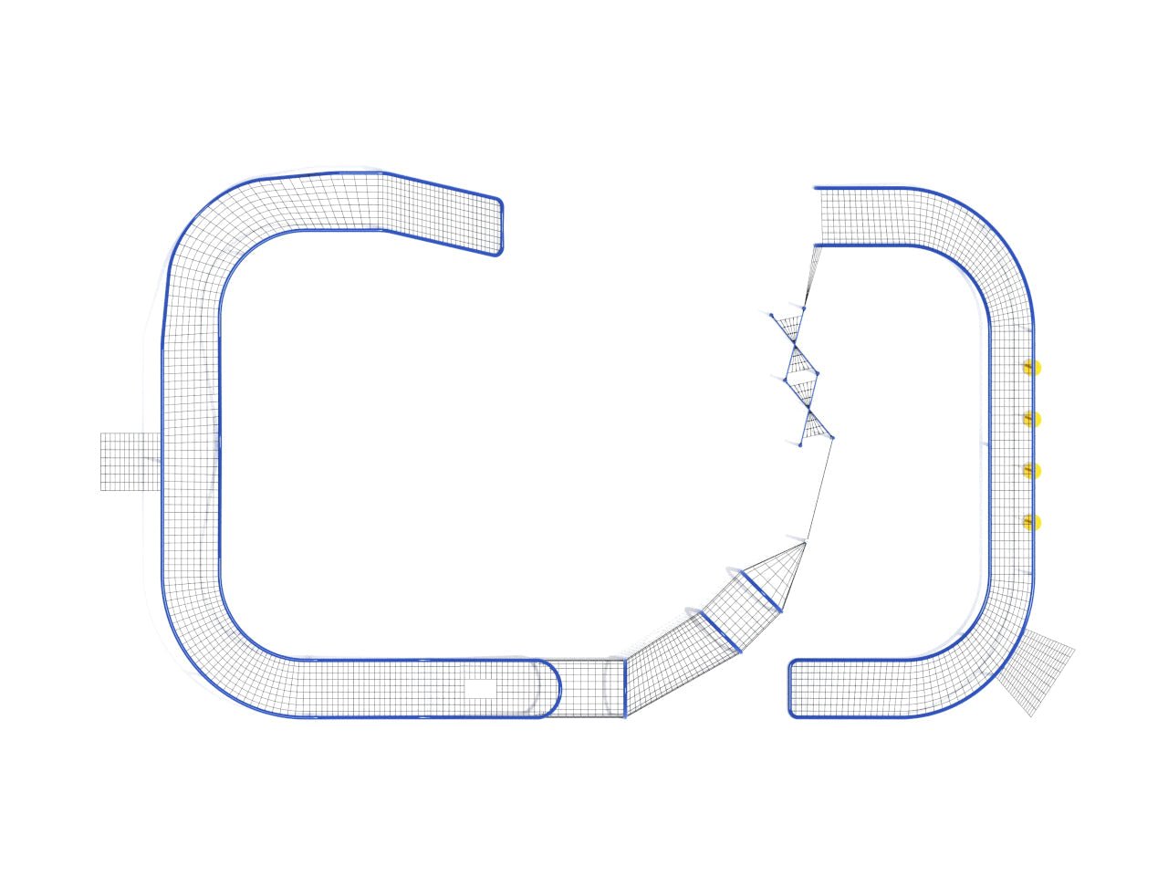 Playground Equipment Spacewalk Course (PFN016) - SchoolOutlet