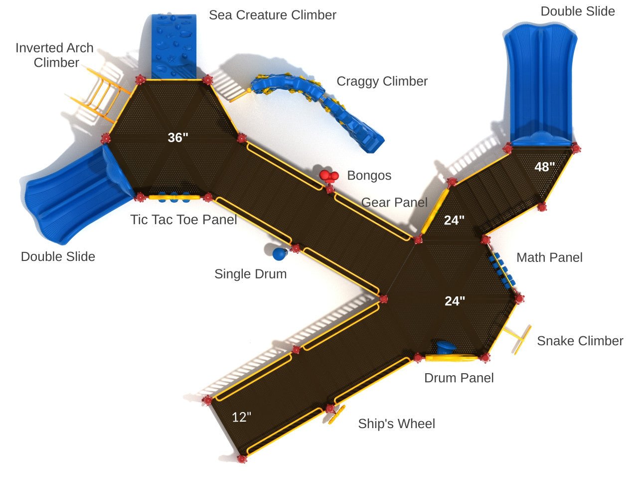 Playground Equipment Butler Overlook (PFA010) - SchoolOutlet