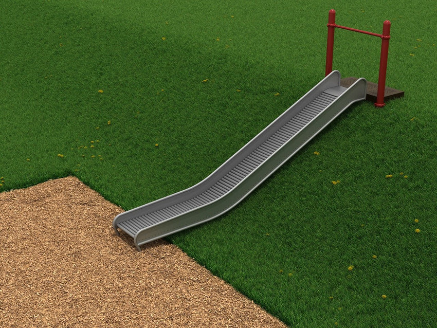 Playground Equipment 4 Foot Embankment Straight Roller Slide (PEL012) - SchoolOutlet
