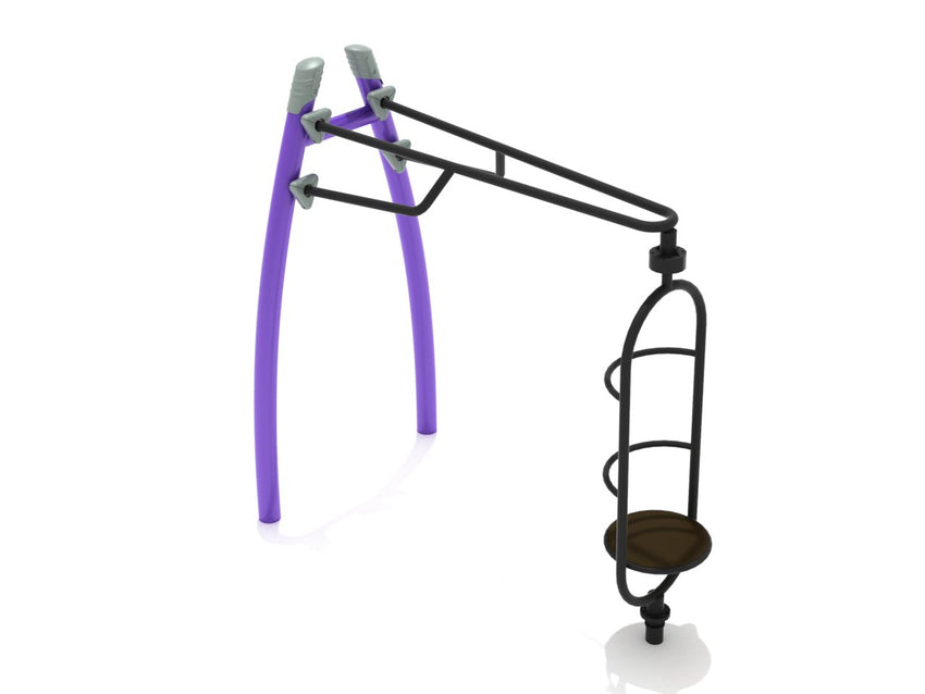 Playground Equipment Curved Post Standing Orbital Spinner (PGS012) - SchoolOutlet