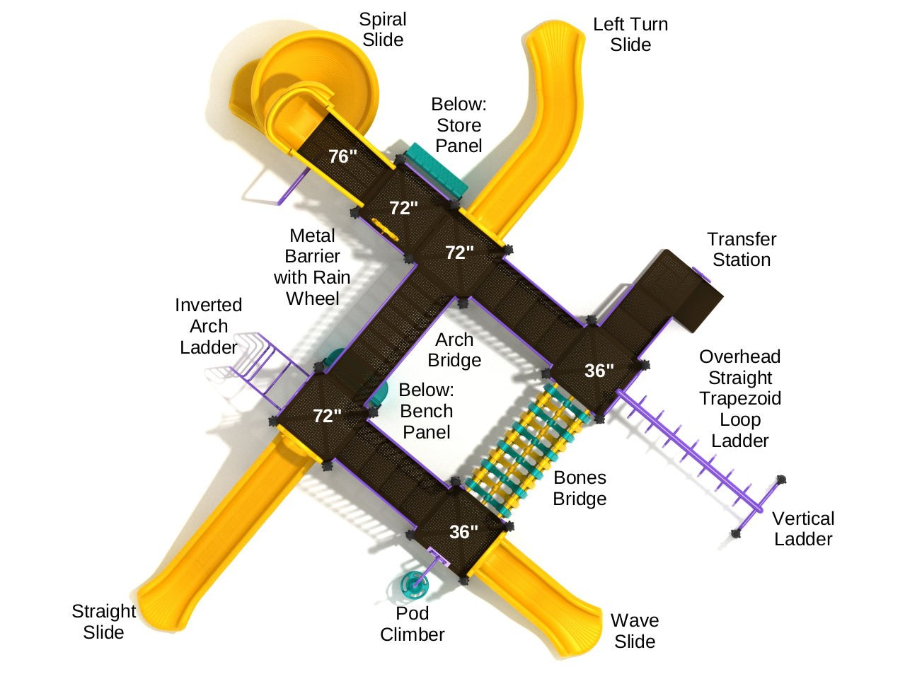 Playground Equipment Fairfax Station (PKP247) - SchoolOutlet