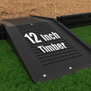 Playground Equipment Full Length Wheelchair Ramp for Border 8 or 12 inches high (2BY2FRX) - SchoolOutlet