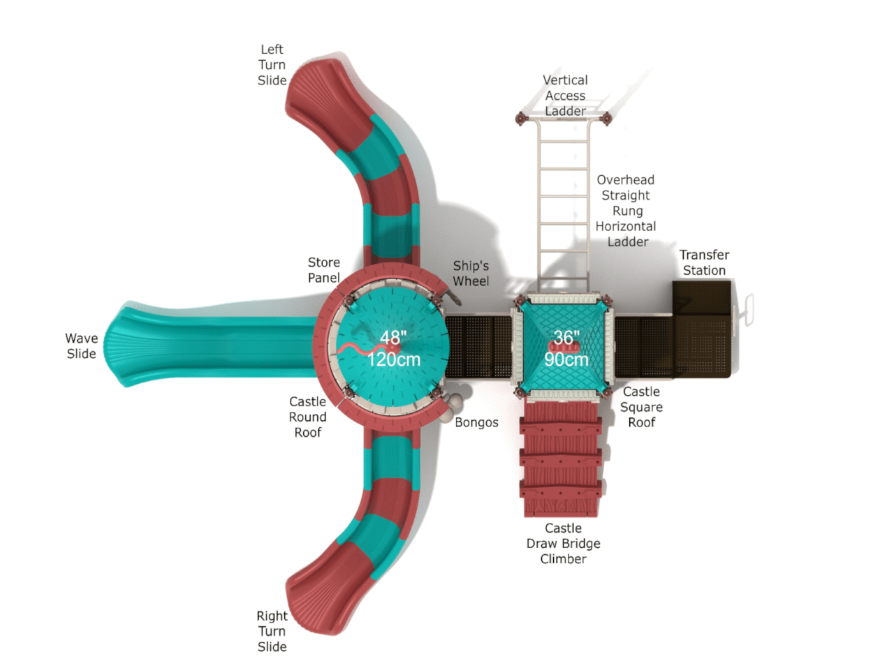 Playground Equipment Lionheart Lair (PCT029) - SchoolOutlet