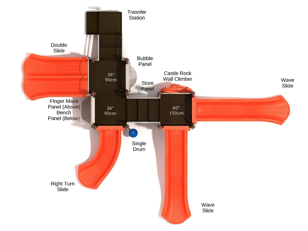 Playground Equipment Rider's Reach (PCT073) - SchoolOutlet