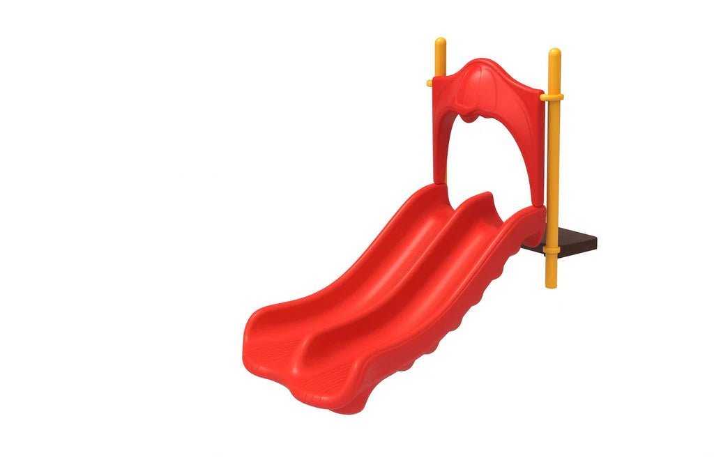 Playground Equipment 3 Foot Double Straight Embankment Slide (PEL003) - SchoolOutlet
