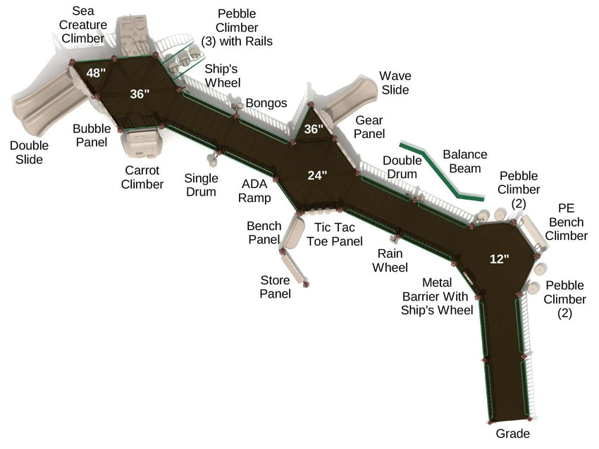 Playground Equipment Mount Rainier (PFA001) - SchoolOutlet