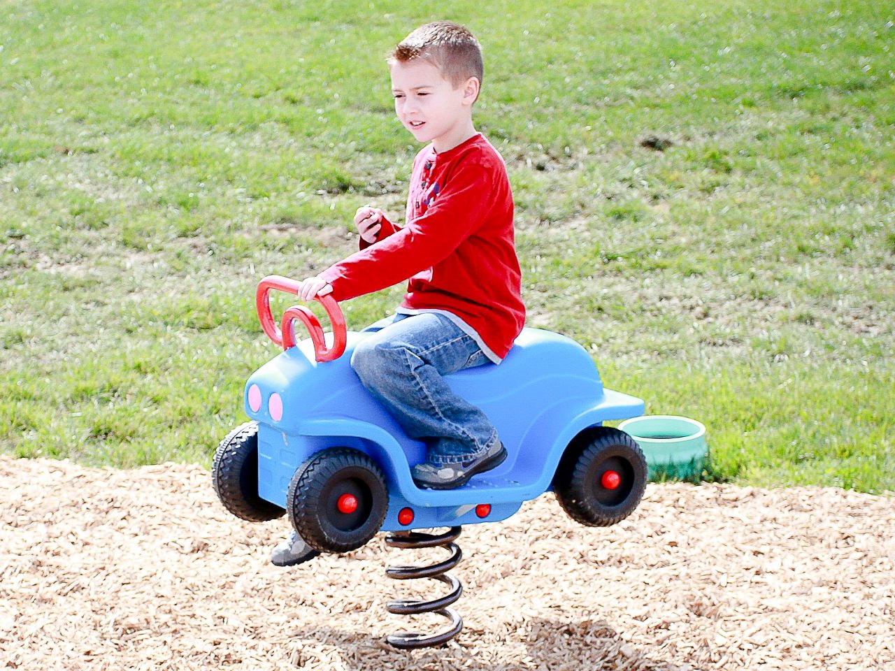 Playground Equipment Tommy Truck Fun Bounce (PFB003) - SchoolOutlet