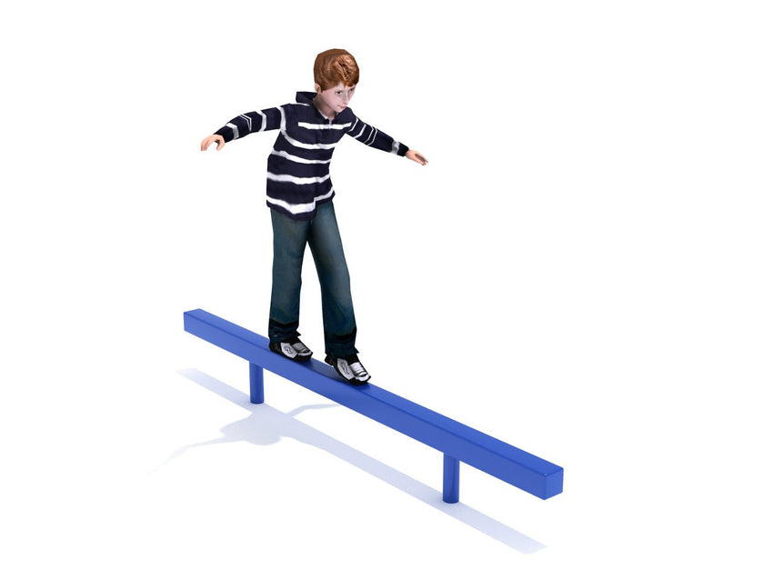 Playground Equipment 8 - feet Straight Balance Beam (PFS014X) - SchoolOutlet