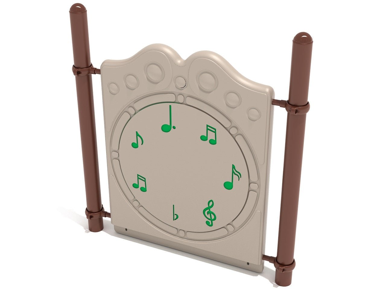 Playground Equipment Freestanding Chime Panel with Posts (PFS050X) - SchoolOutlet