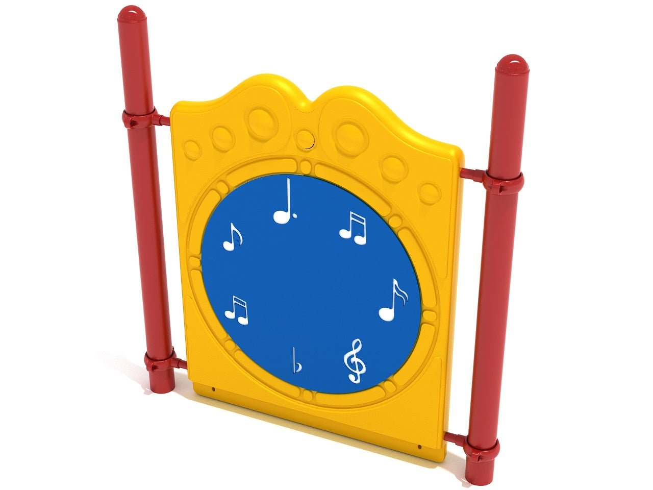 Playground Equipment Freestanding Chime Panel with Posts (PFS050X) - SchoolOutlet