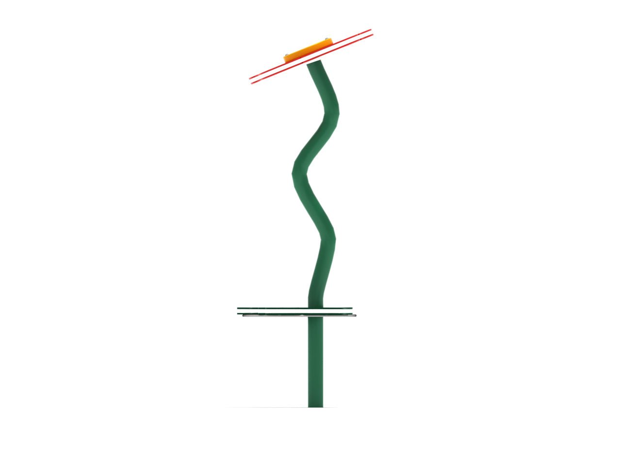 Playground Equipment Flower Stepper with Leaf (PFS066) - SchoolOutlet