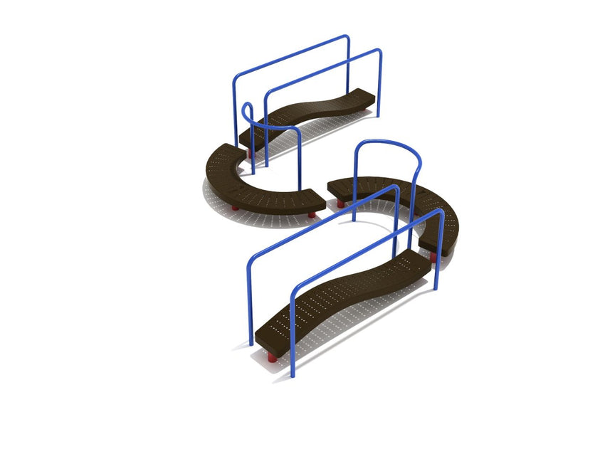 Playground Equipment Snake Balance Track (PFS069) - SchoolOutlet