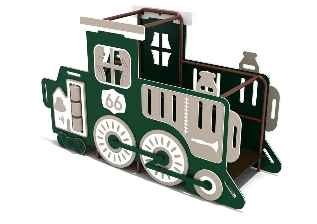Playground Equipment Train Playhouse (PFS086X) - SchoolOutlet