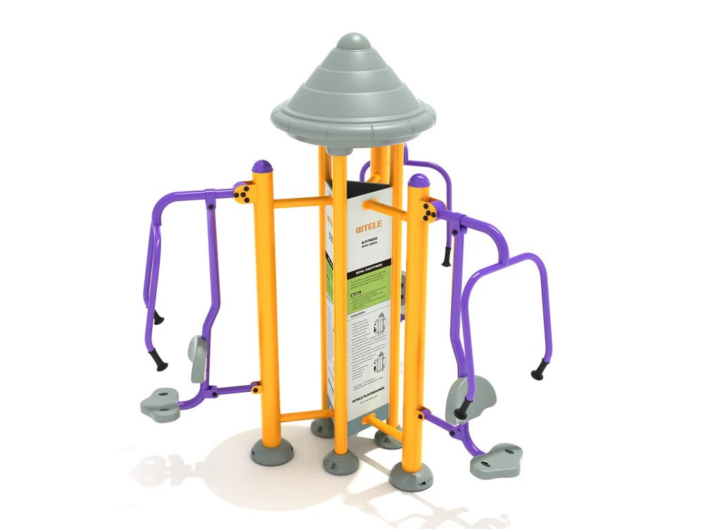 Playground Equipment Royal Triple Station Chest Press (PFT038) - SchoolOutlet