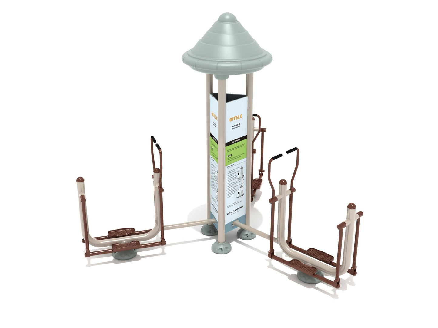 Playground Equipment Royal Triple Station Sky Walker (PFT042) - SchoolOutlet