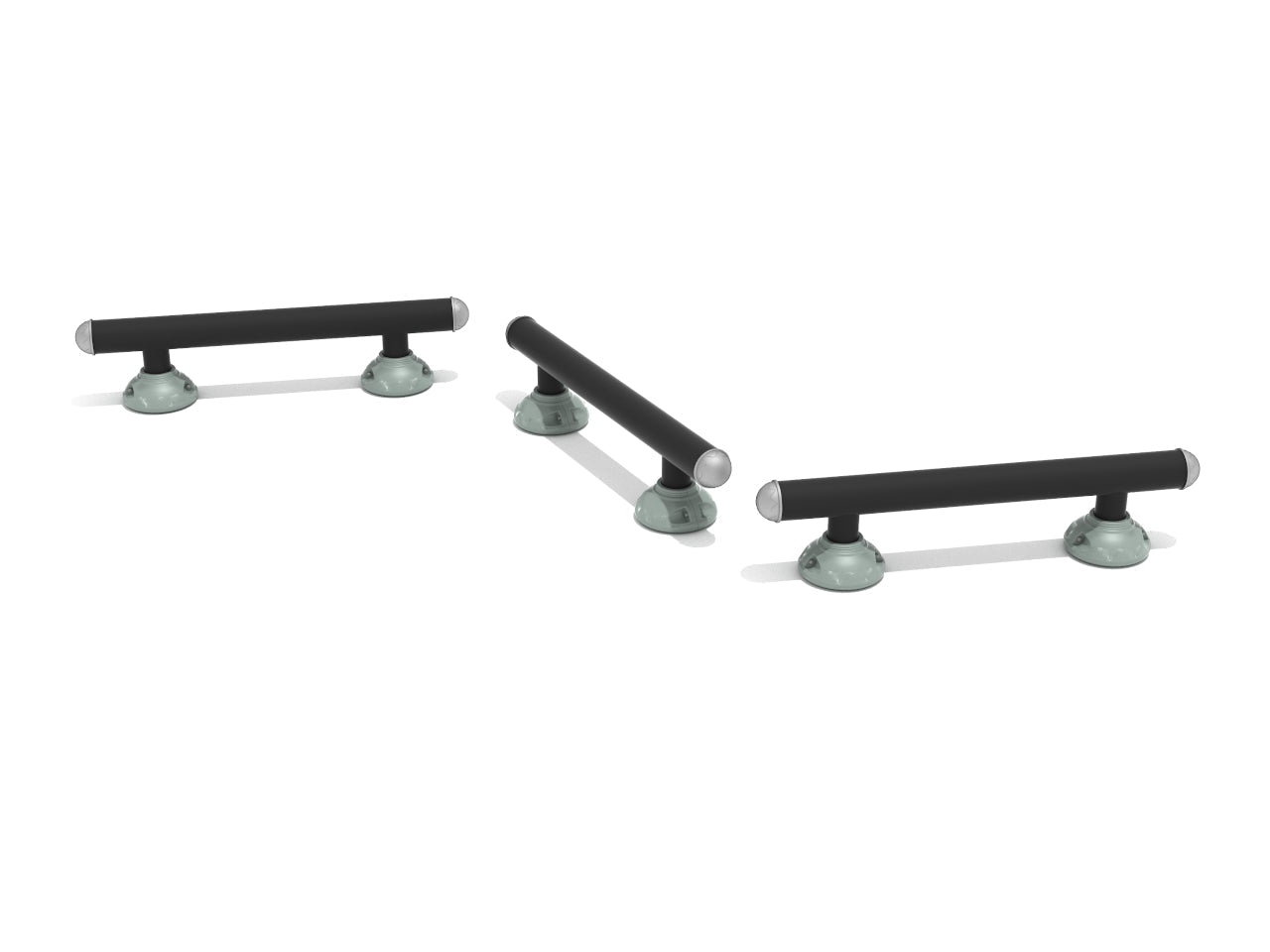 Playground Equipment Triple Station Balance Beam (PFT045) - SchoolOutlet