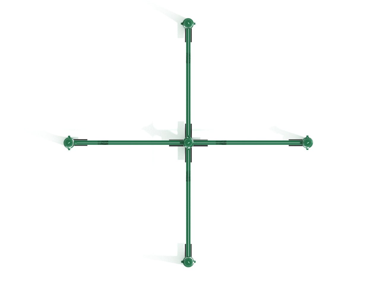Playground Equipment Quadruple Pull - up Bar Unit (PFT067) - SchoolOutlet