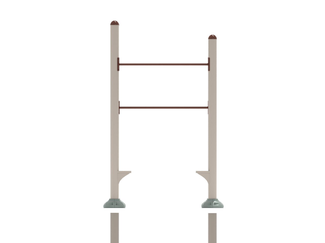 Playground Equipment Inclined Quadruple Station Chin Up Bars (PFT069) - SchoolOutlet
