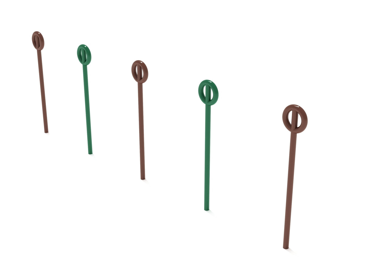 Playground Equipment Agility Poles - Set of 5 (PGC001) - SchoolOutlet