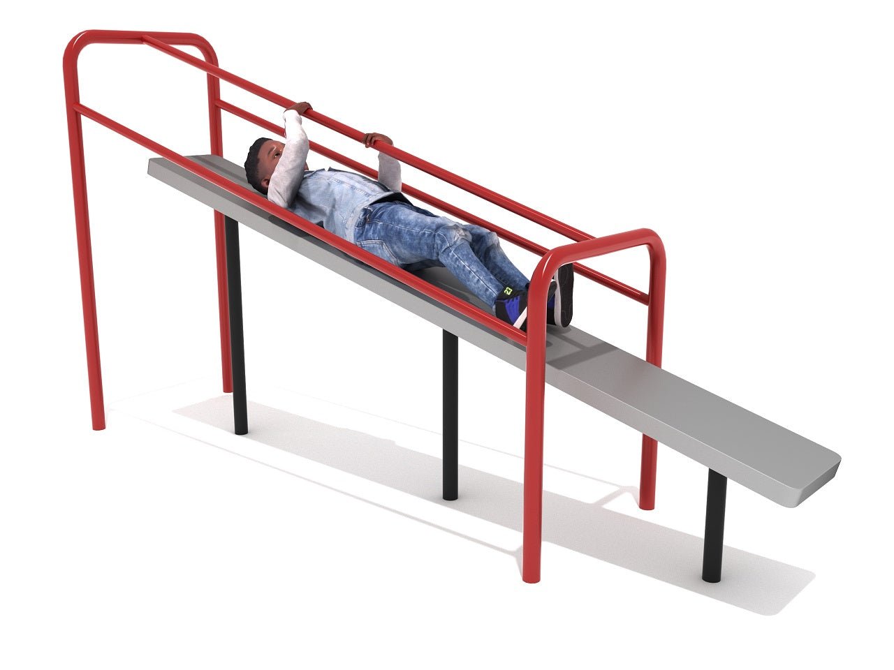Playground Equipment Tilted Pull Slider (PGC008) - SchoolOutlet