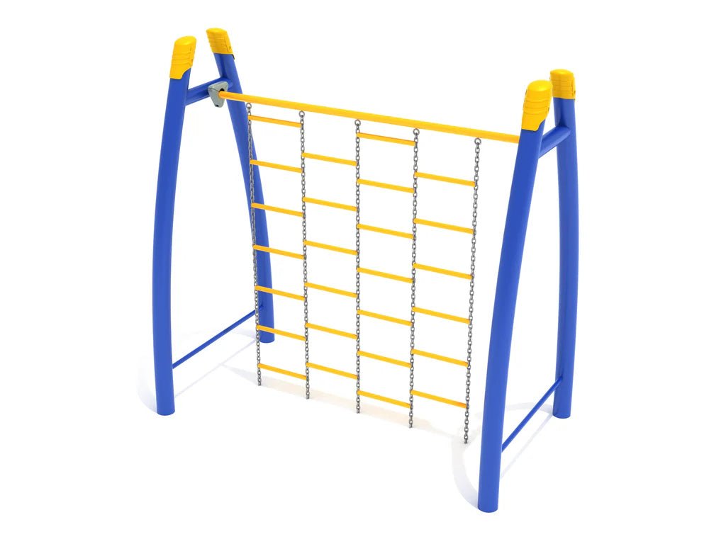 Playground Equipment Curved Post Chain Climbing Wall (PGS002) - SchoolOutlet