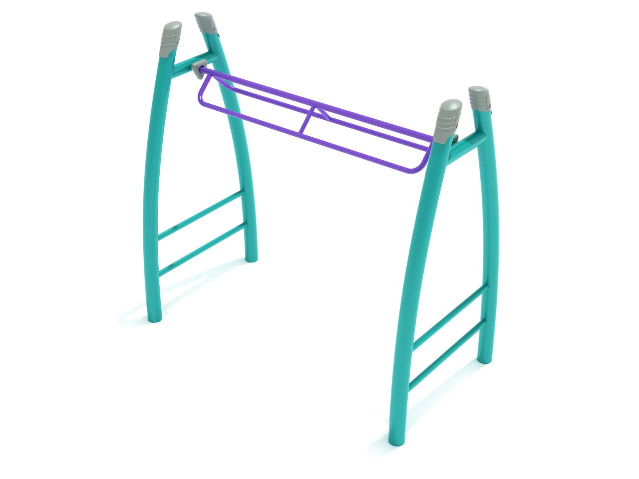 Playground Equipment Curved Post Overhead Parallel Bar Climber (PGS007) - SchoolOutlet