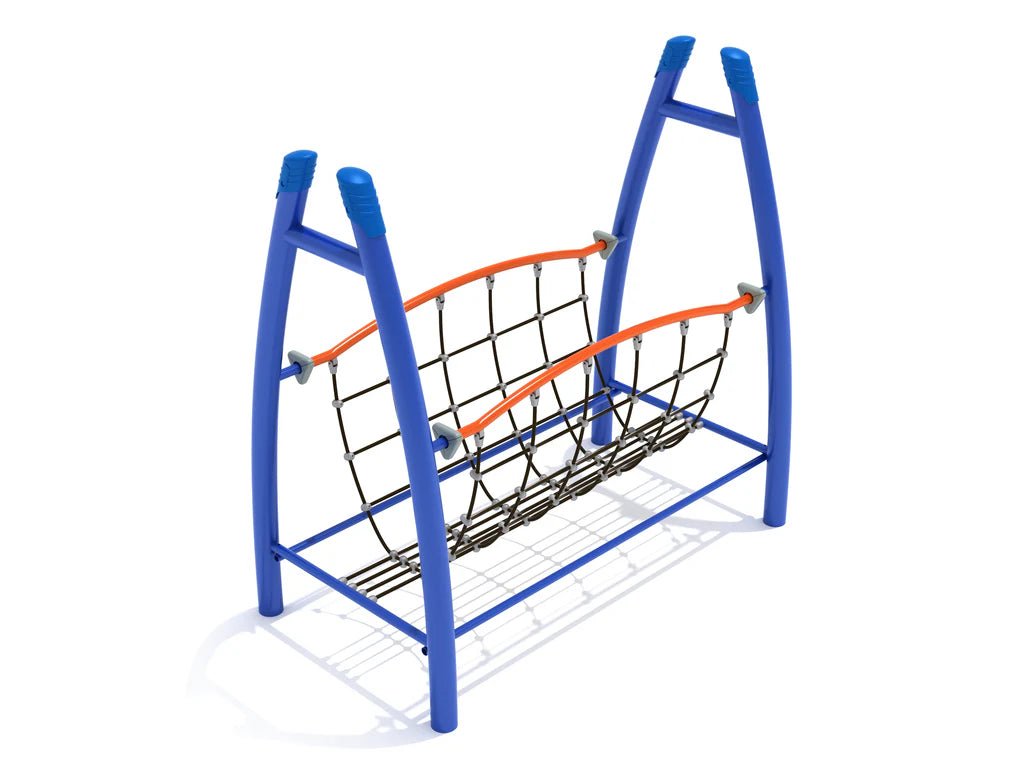 Playground Equipment Curved Post Net Bridge (PGS017) - SchoolOutlet