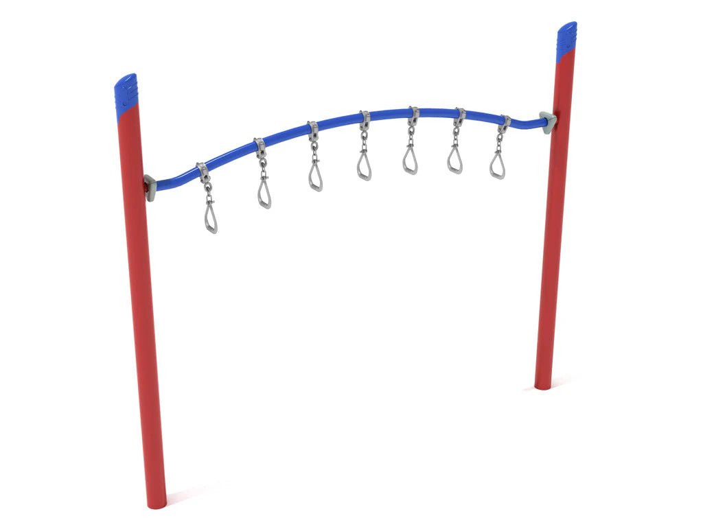 Playground Equipment Single Post Curved Overhead Swinging Ring Ladder (PGS023) - SchoolOutlet