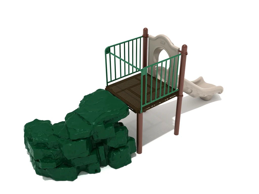 Playground Equipment Boulder Climber with Slide (PGS038) - SchoolOutlet