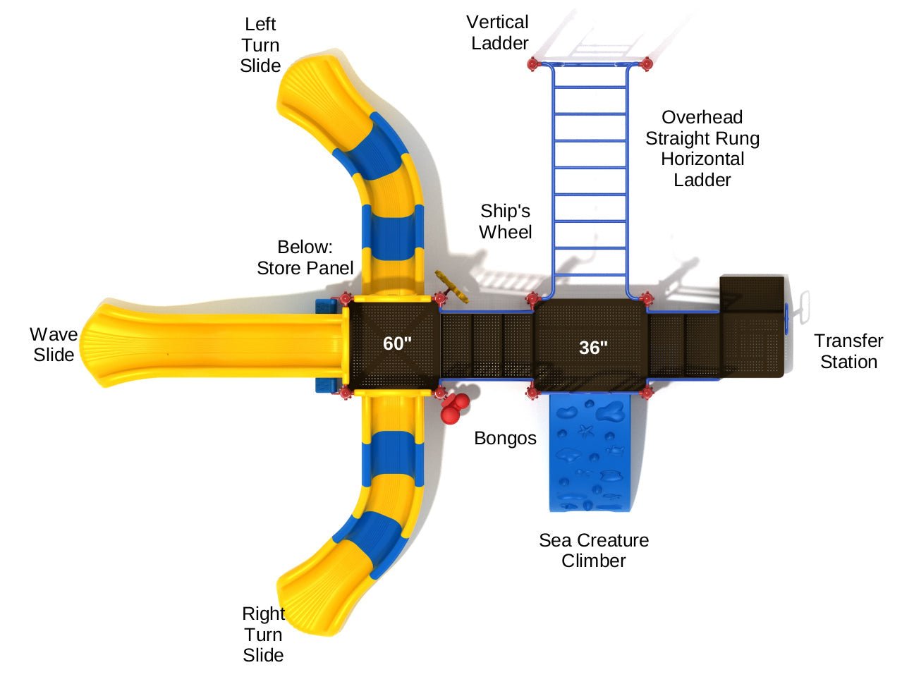 Playground Equipment Montauk Downs (PKP008X) - SchoolOutlet