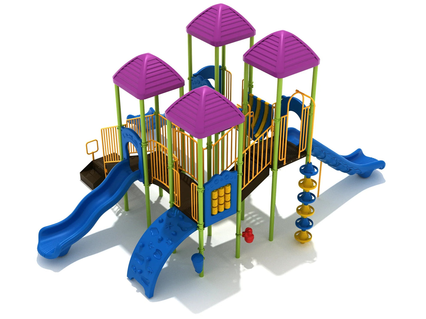 Playground Equipment Brook's Towers Playground Set (PKP019X) - SchoolOutlet