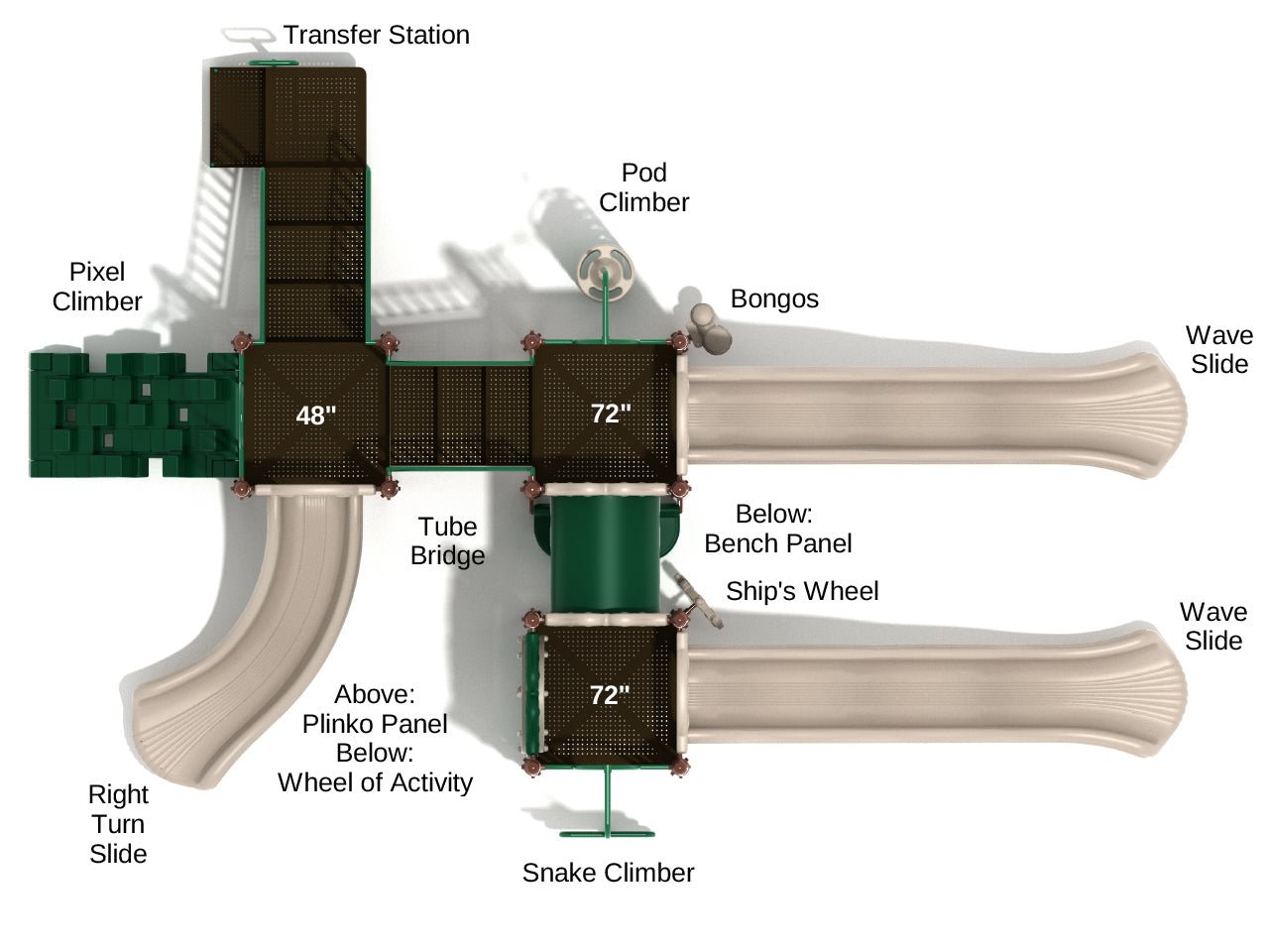 Playground Equipment Keystone Crossing (PKP027X) - SchoolOutlet