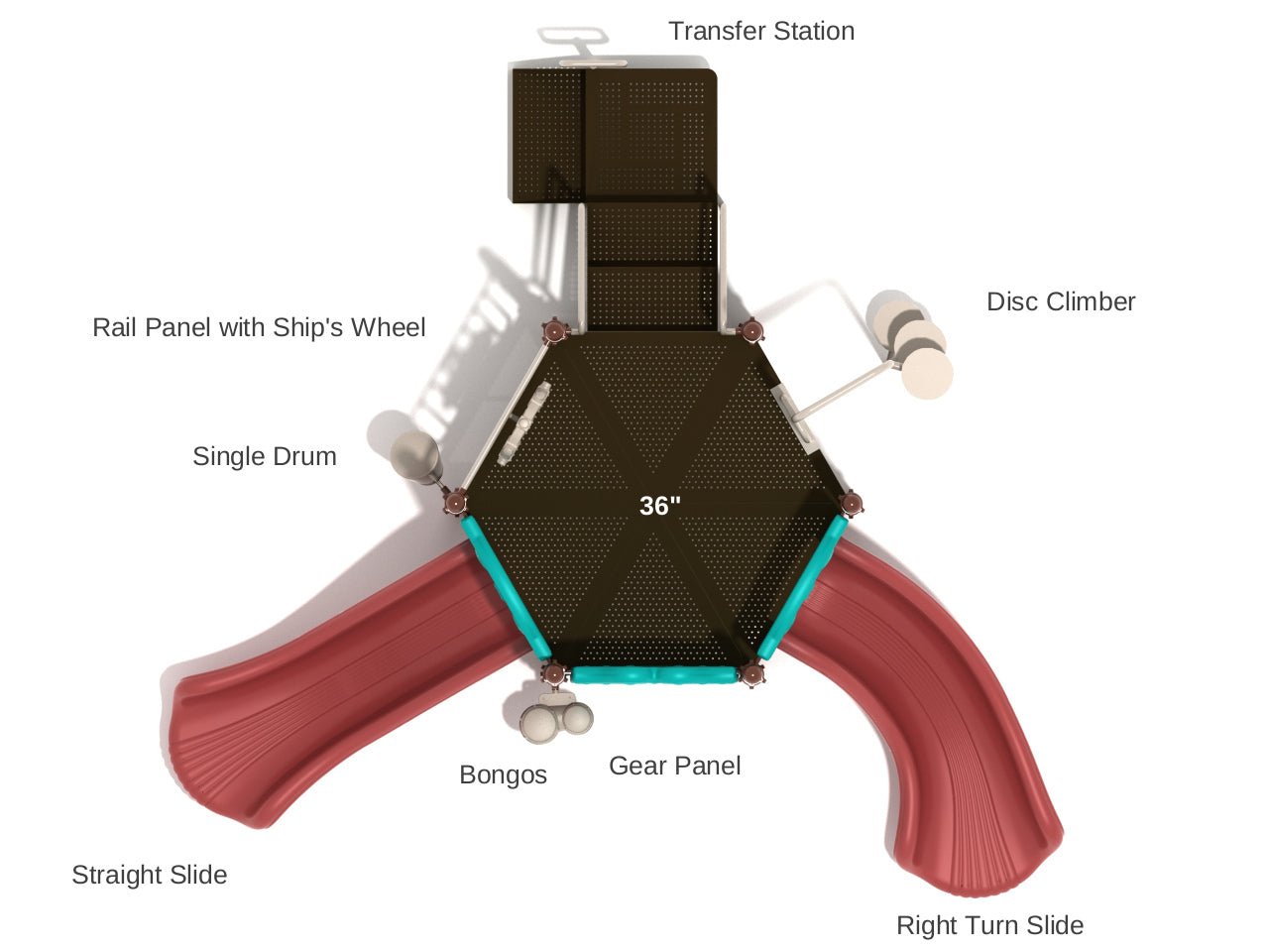 Playground Equipment Boulder (PKP104) - SchoolOutlet