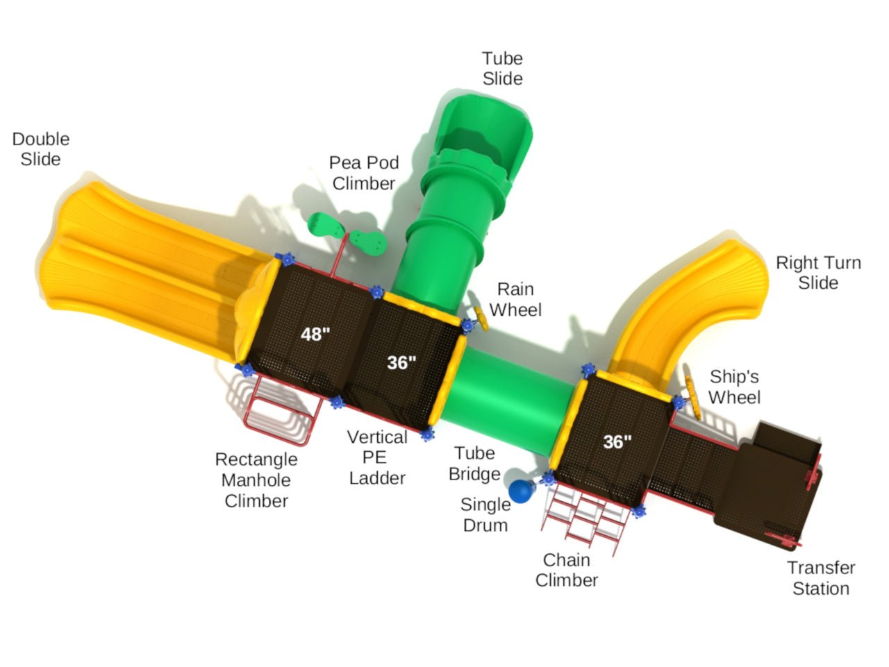 Playground Equipment Baton Rouge (PKP236) - SchoolOutlet