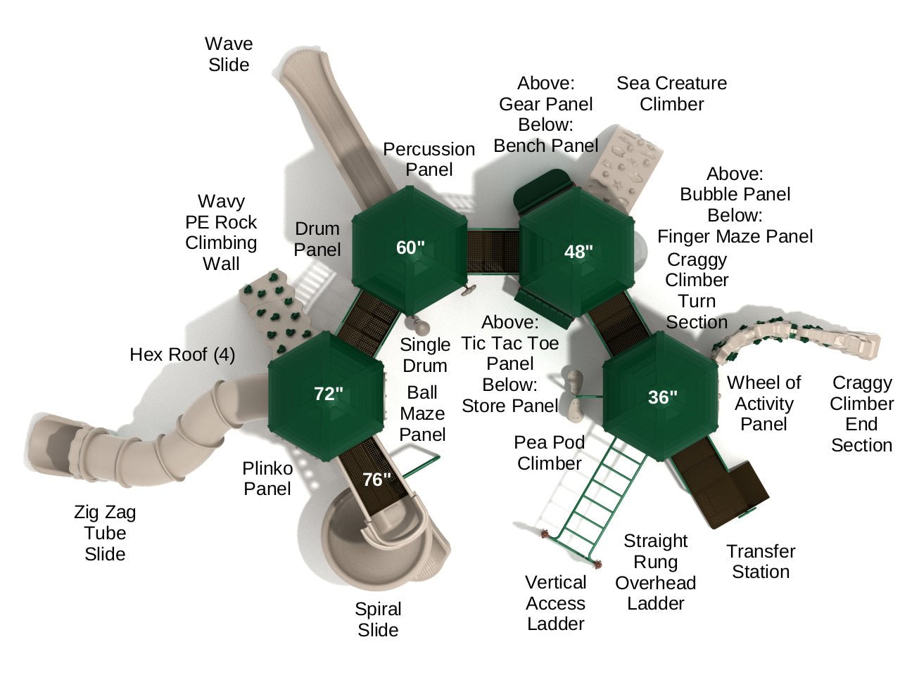 Playground Equipment Turpin Hills (PKP276) - SchoolOutlet
