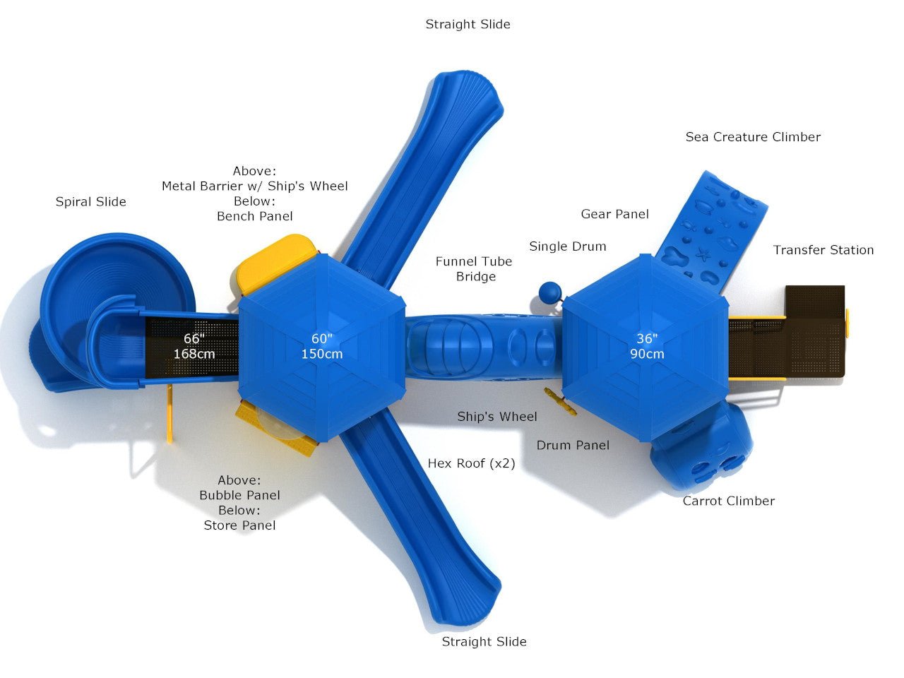 Playground Equipment Popcorn Creek (PKP306) - SchoolOutlet
