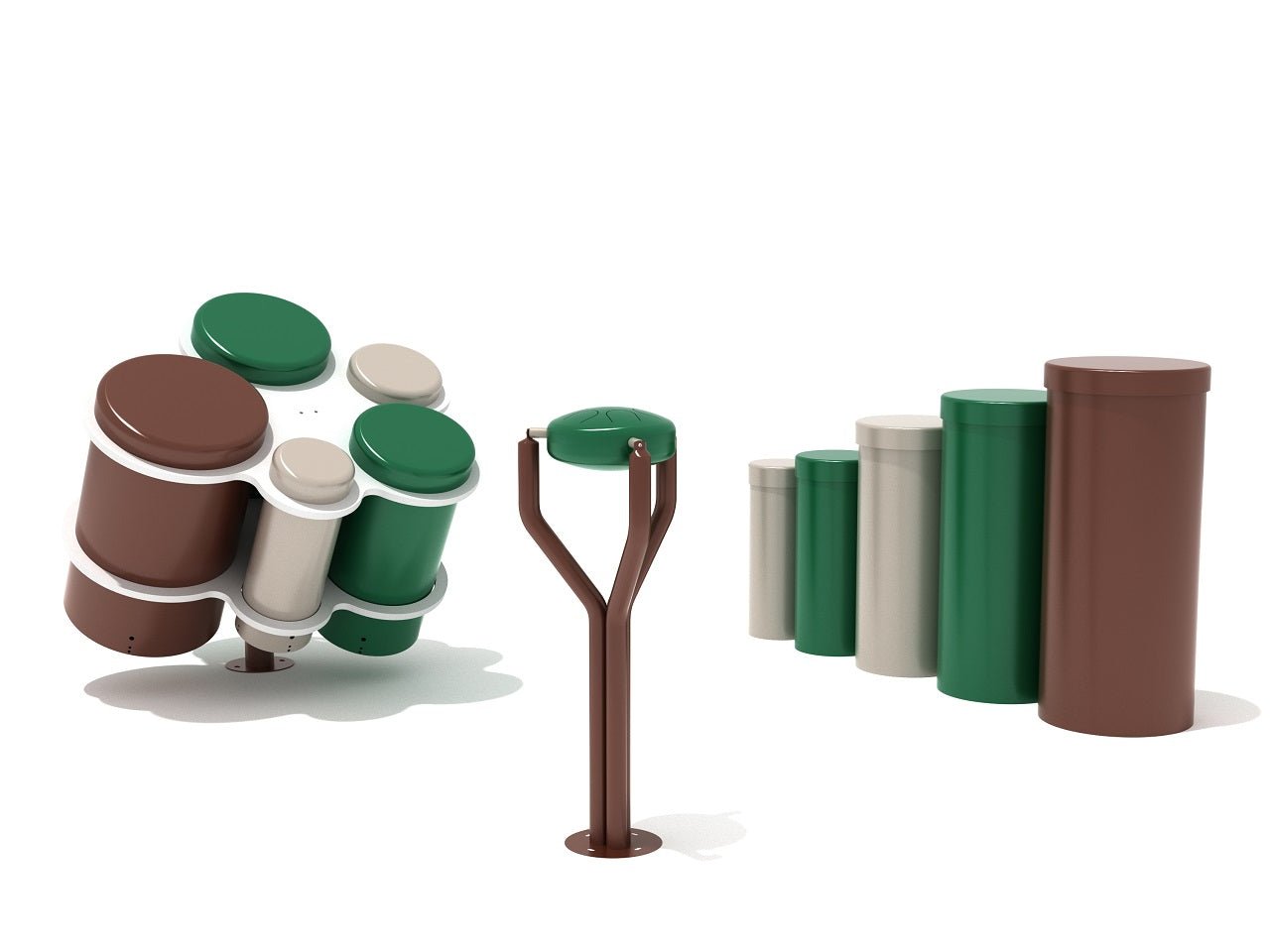 Playground Equipment Tunes & Tones Trio (PMC009X) - SchoolOutlet