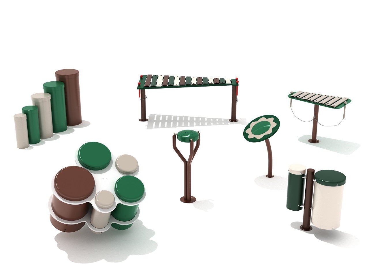 Playground Equipment Premium Percussion Symphony of 7 (PMC010X) - SchoolOutlet