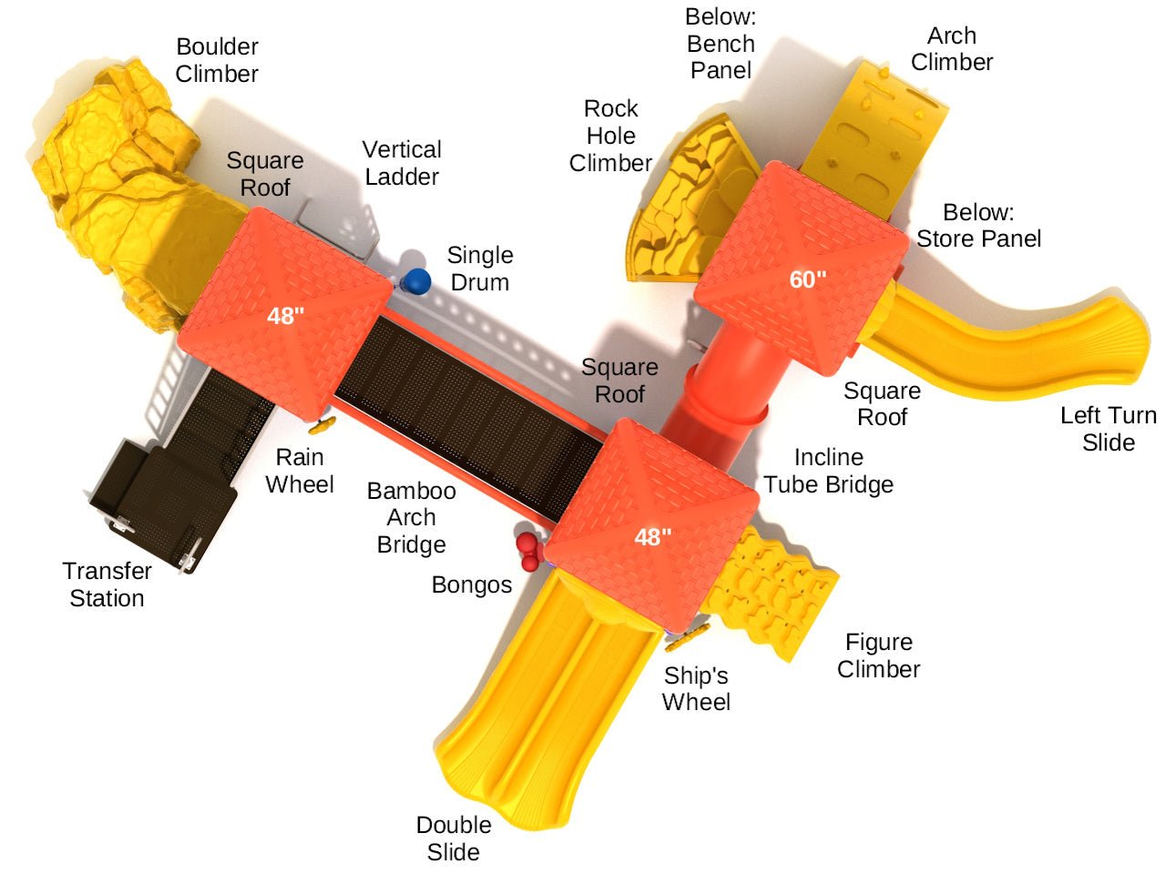 Playground Equipment Evans (PMF014) - SchoolOutlet