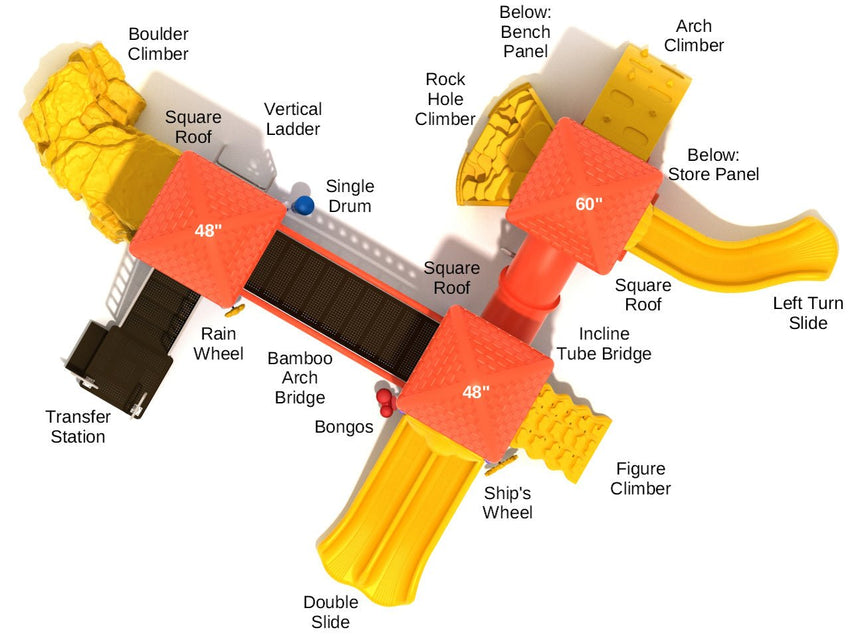 Playground Equipment Evans (PMF014) - SchoolOutlet