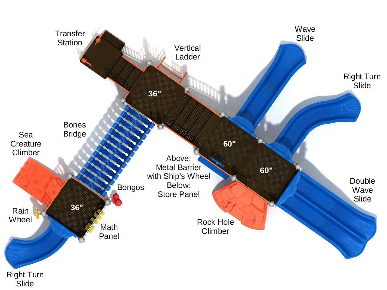 Playground Equipment Princeton (PMF015) - SchoolOutlet