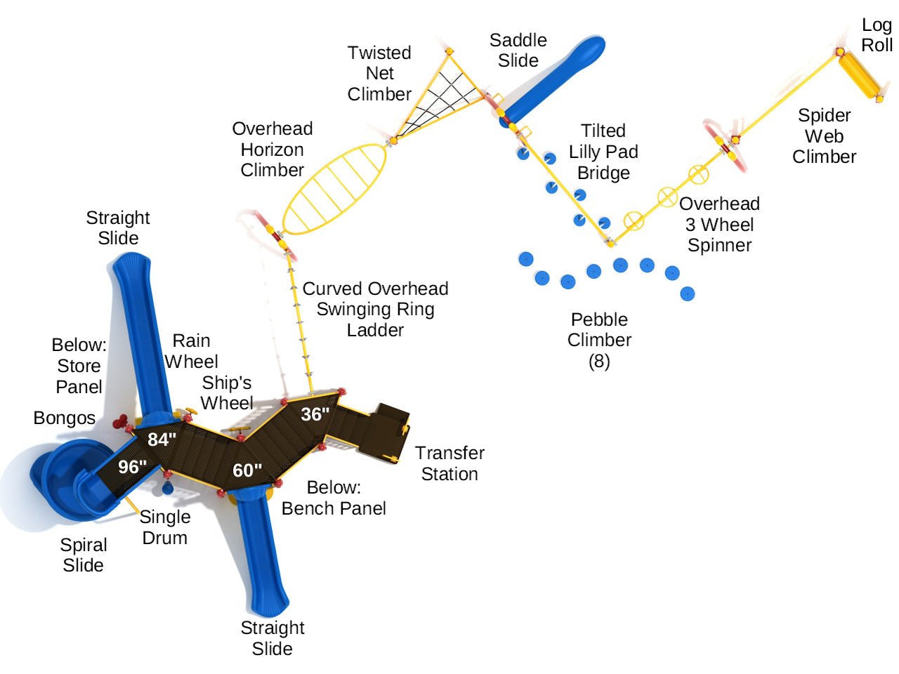 Playground Equipment Wrangell (PMF017) - SchoolOutlet