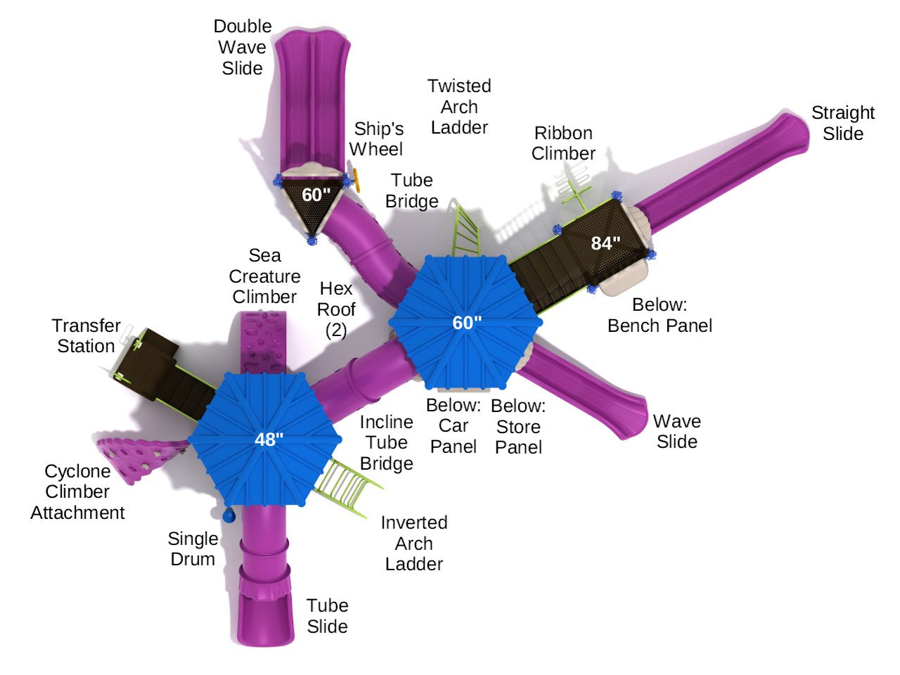 Playground Equipment Augusta (PMF019) - SchoolOutlet
