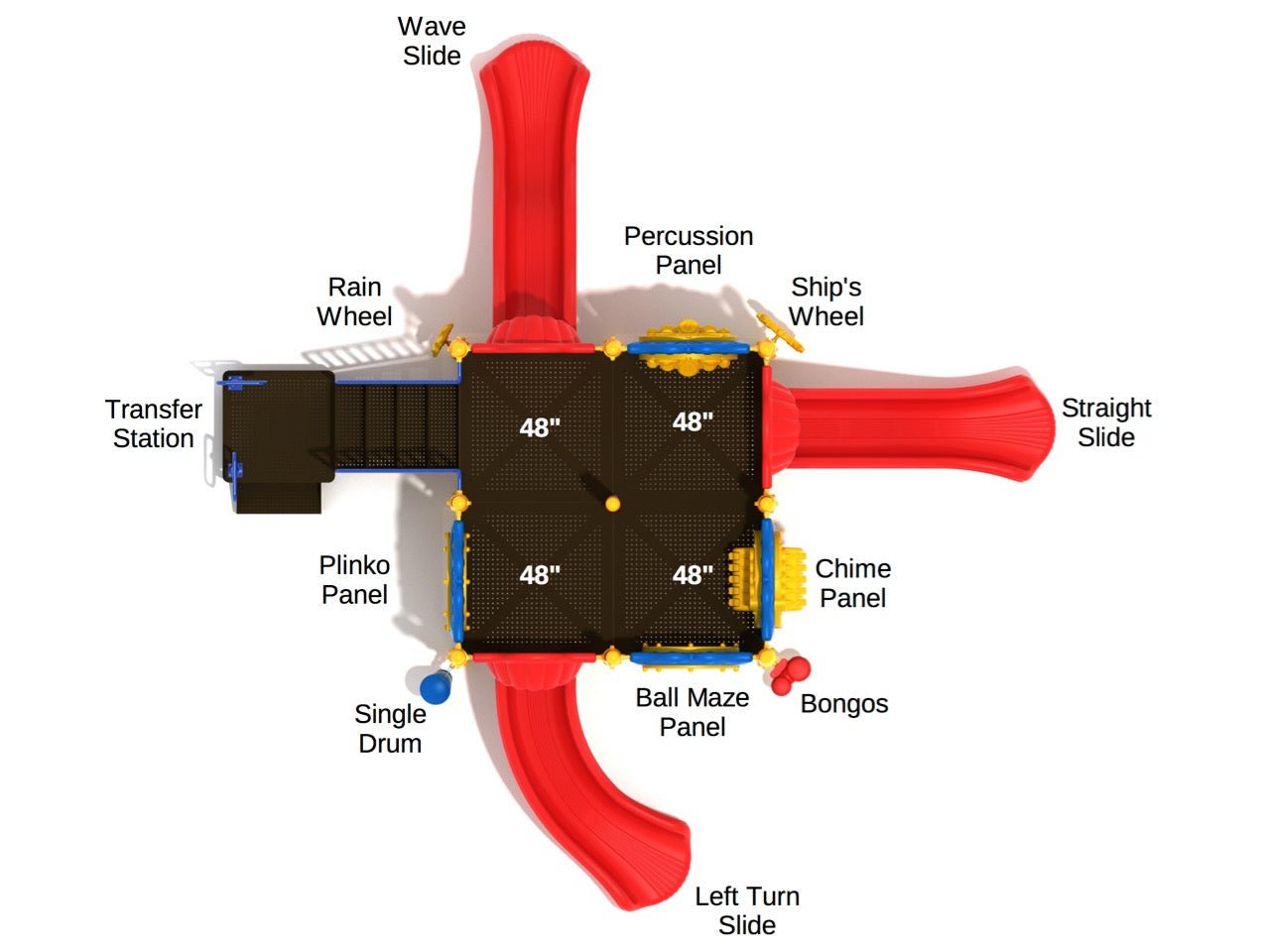 Playground Equipment Admirals Cove (PMF021) - SchoolOutlet