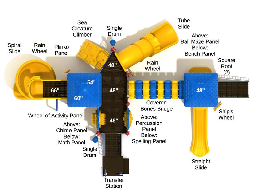 Playground Equipment Barrington Ridge (PMF035) - SchoolOutlet