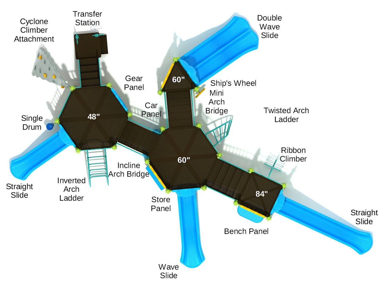Playground Equipment Parkview Heights (PMF041) - SchoolOutlet