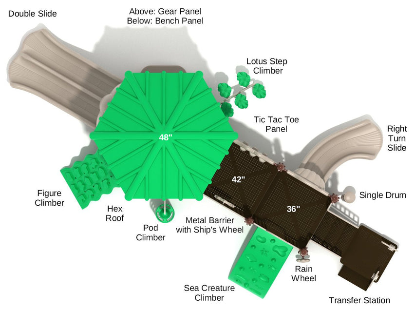 Playground Equipment Briarstone Villas (PMF051) - SchoolOutlet