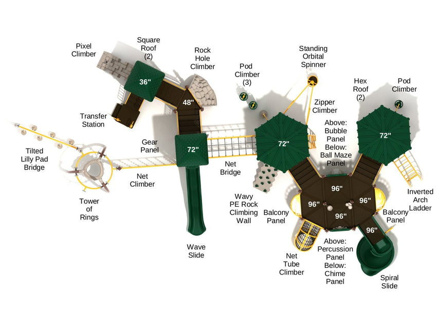 Playground Equipment Saddlebrook Farms (PMF053) - SchoolOutlet