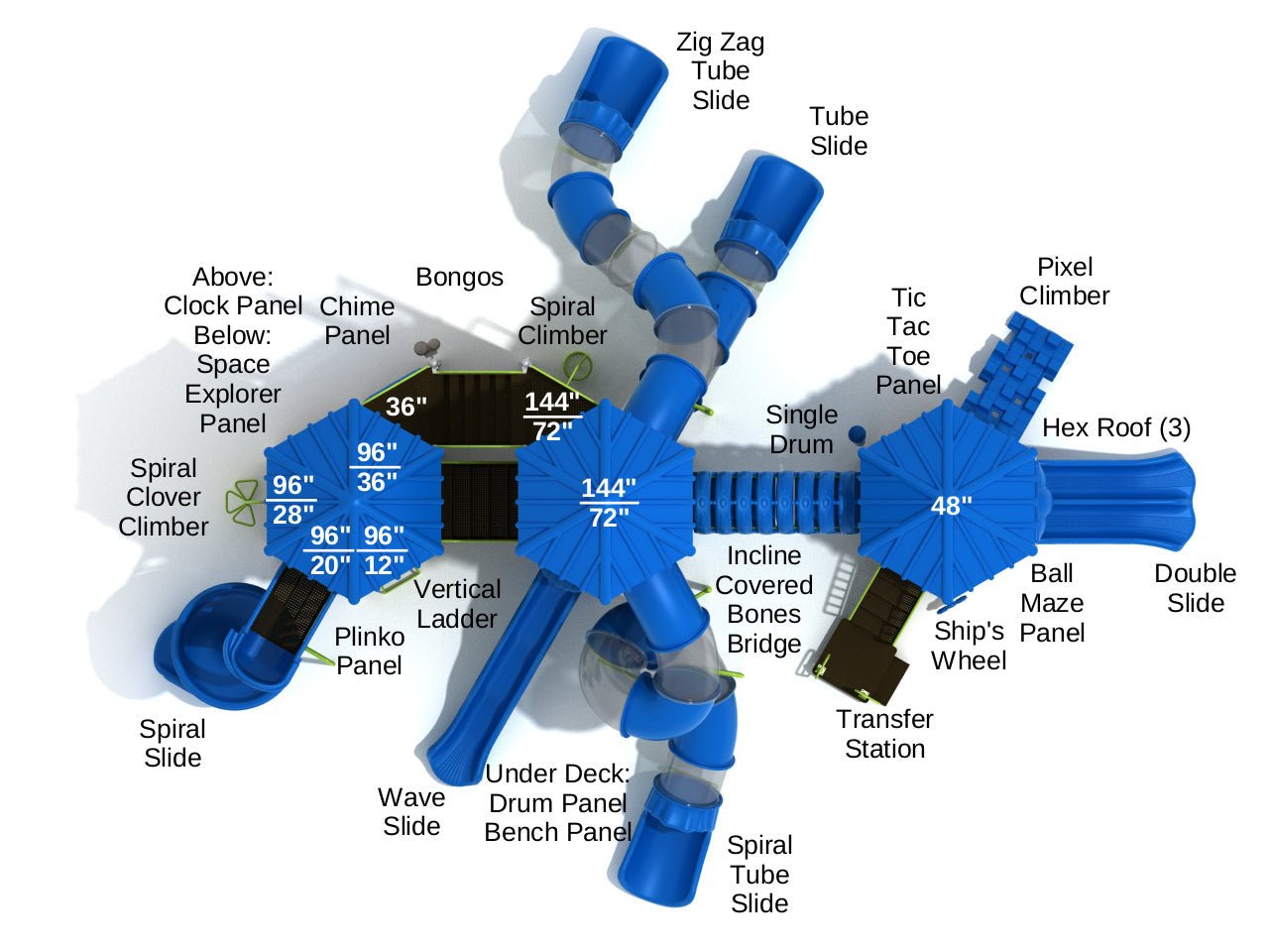 Playground Equipment Kings Gate (PMF055) - SchoolOutlet